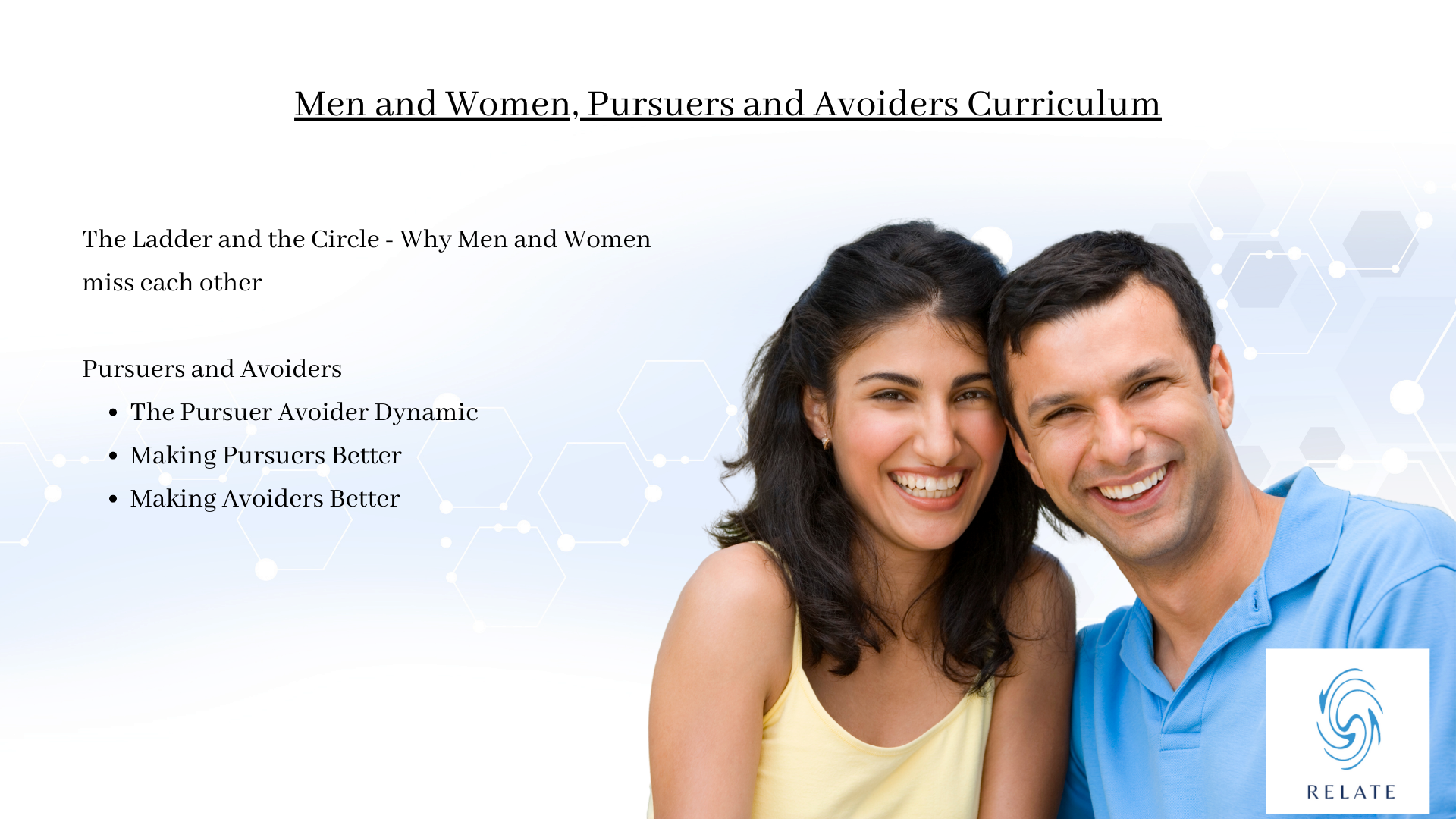 Men and Women, Avoiders and Pursuers Relationship Dynamic - Relate