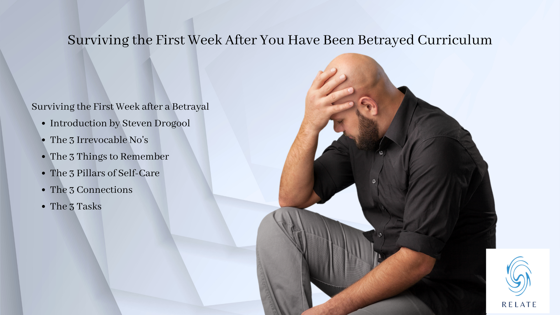 Surviving the First Week After You Have Been Betrayed - Relate