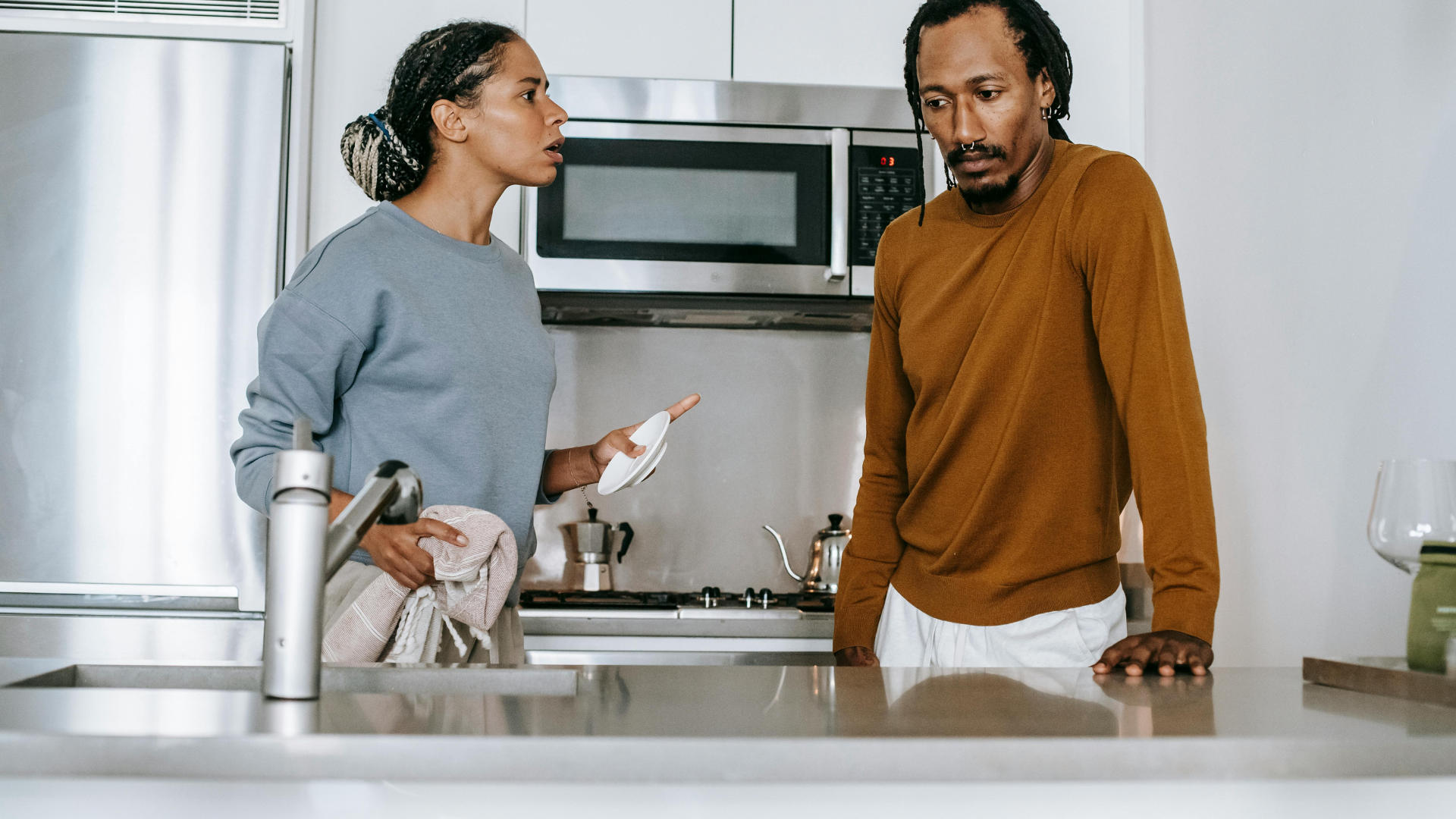wife is frustrated and criticizes her husband, he withdraws
