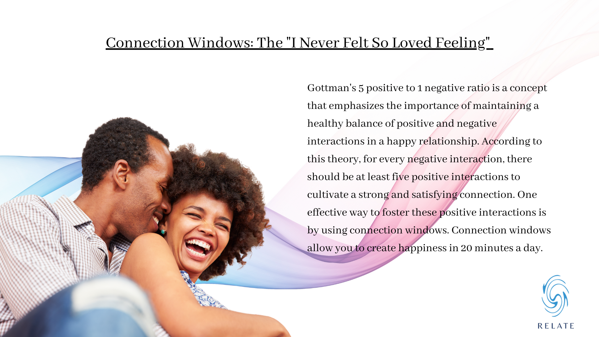Connection Windows or  the "I Never Felt so Loved" Feeling